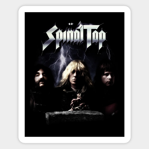 spinal tap Sticker by MustGoon